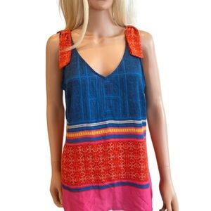 CABI SHOULDER TIE NOMAD PRINT TOP - Large